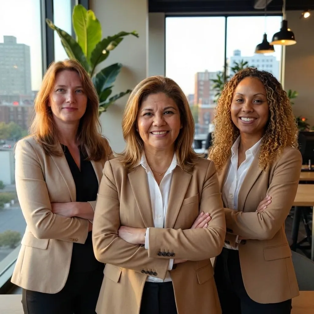 Rachel, Mercy, and LaShae &mdash; the Maid Brigade management team